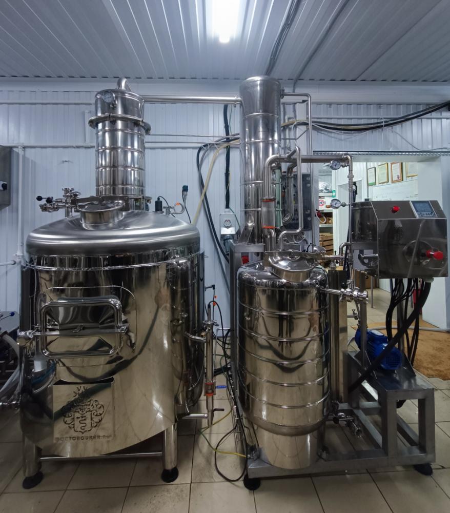 Вакуум-выпарная установка для деалкоголизации спирта Доктор Губер