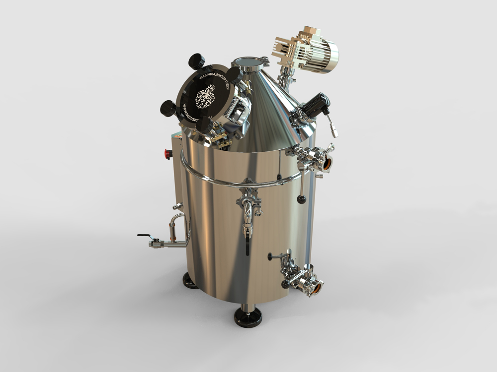 Заторно-сусловарочный ПВК Миджет 50 литров Доктор Губер для пивоварения и дистилляции