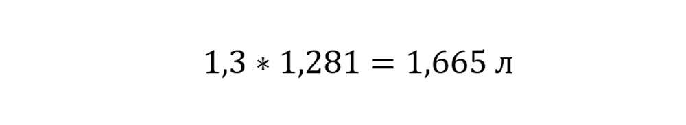 1,3*1,281=1,665