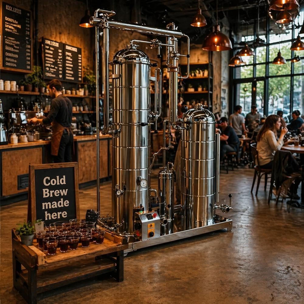 Запустить производство колд брю в кофейне