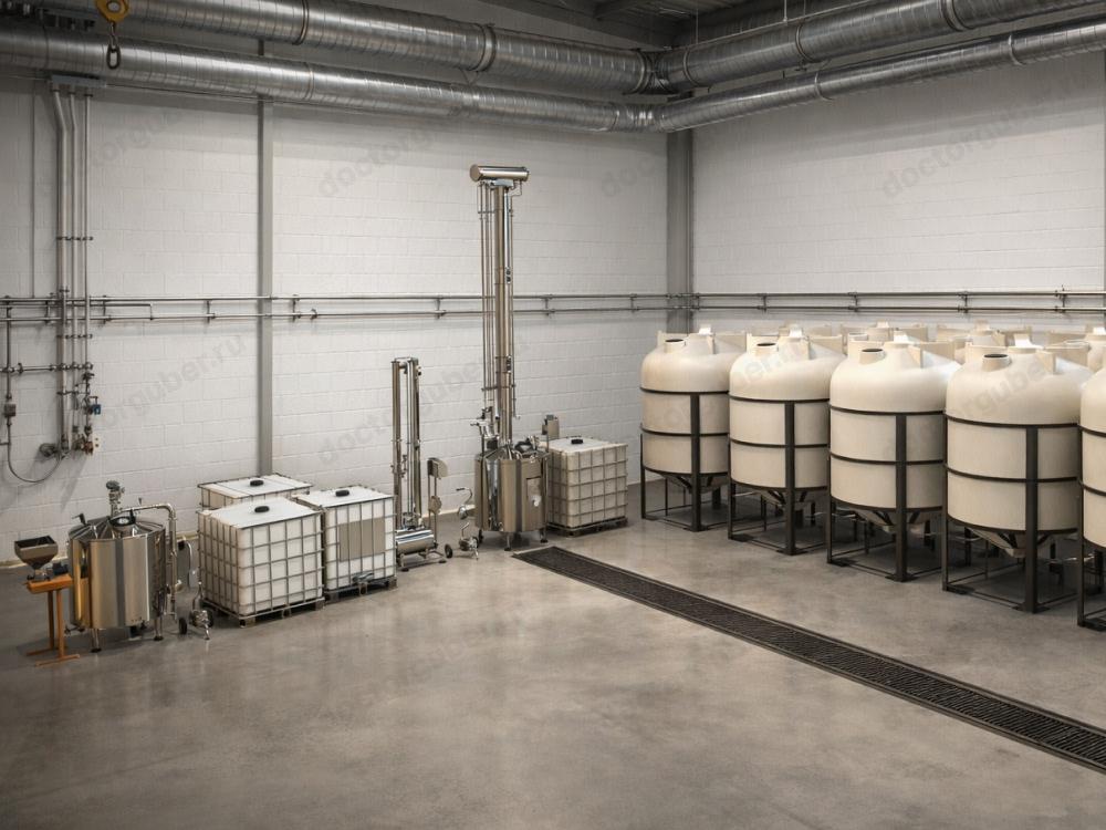 Спиртзавод для переработки зерна