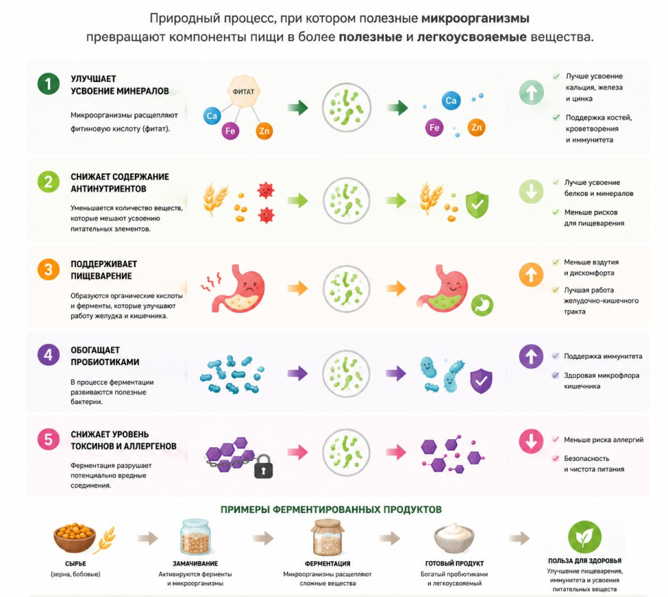 Польза ферментации