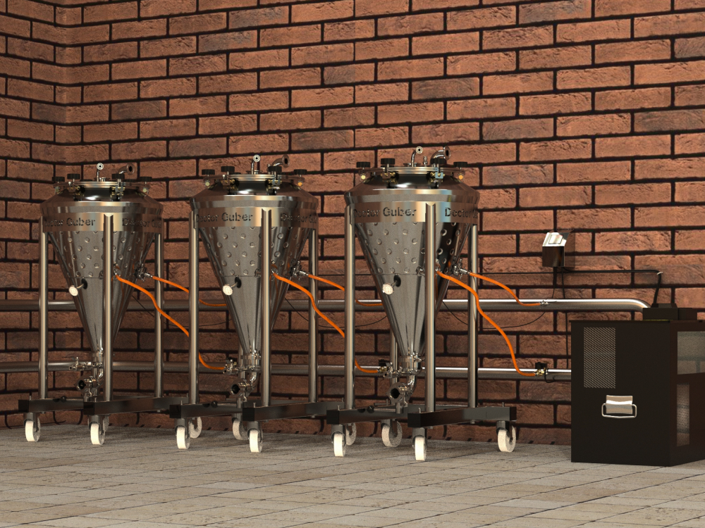 ЦКТ для пива с контуром охлаждения