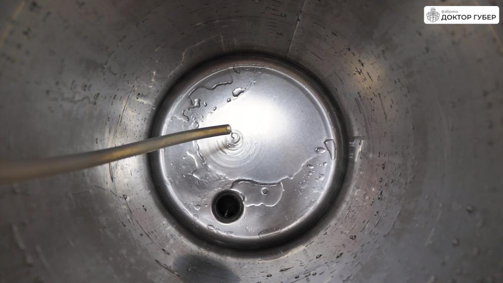 Отбор тела при финальной перегонке на пивоварне Миджет