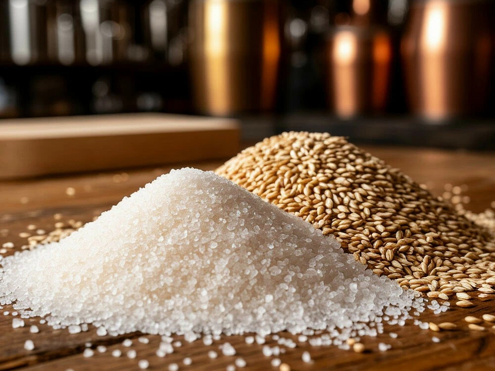 Сахар и солод - лучшее сырье для нейтрального спирта