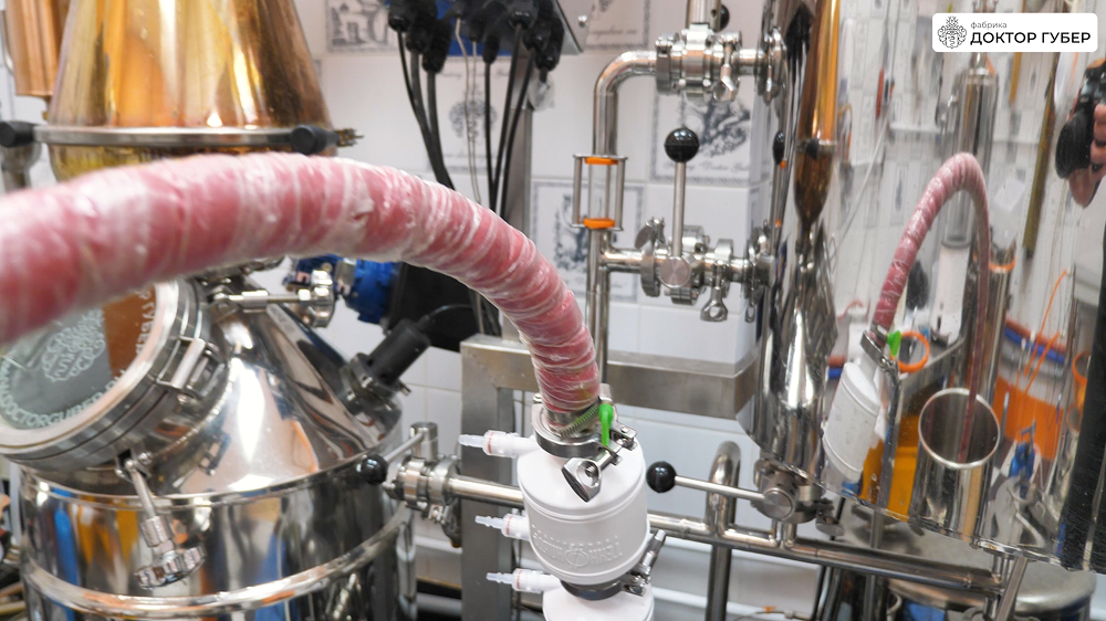 Подключение пищевого рукава к каскадному фильтру