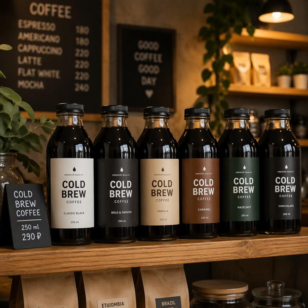 Колд брю кофе бутилированный на продажу
