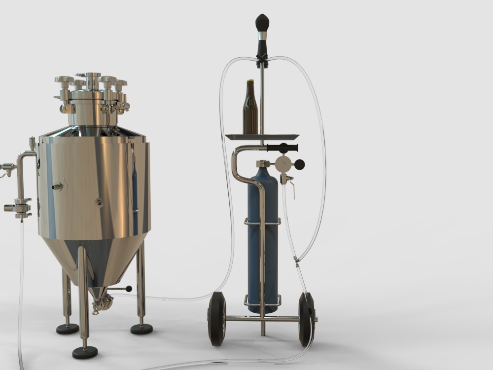 Стойка розлива пива с подачей углекислого газа Доктор Губер