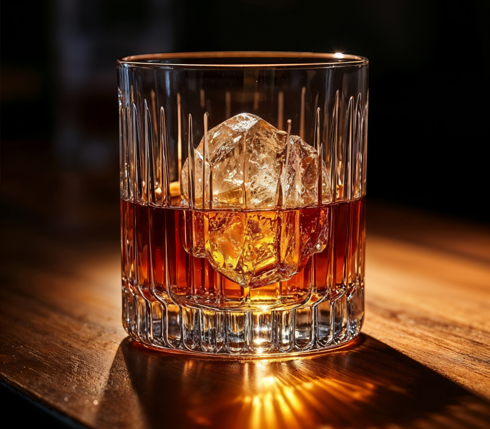 Виски со льдом для раскрытия вкуса
