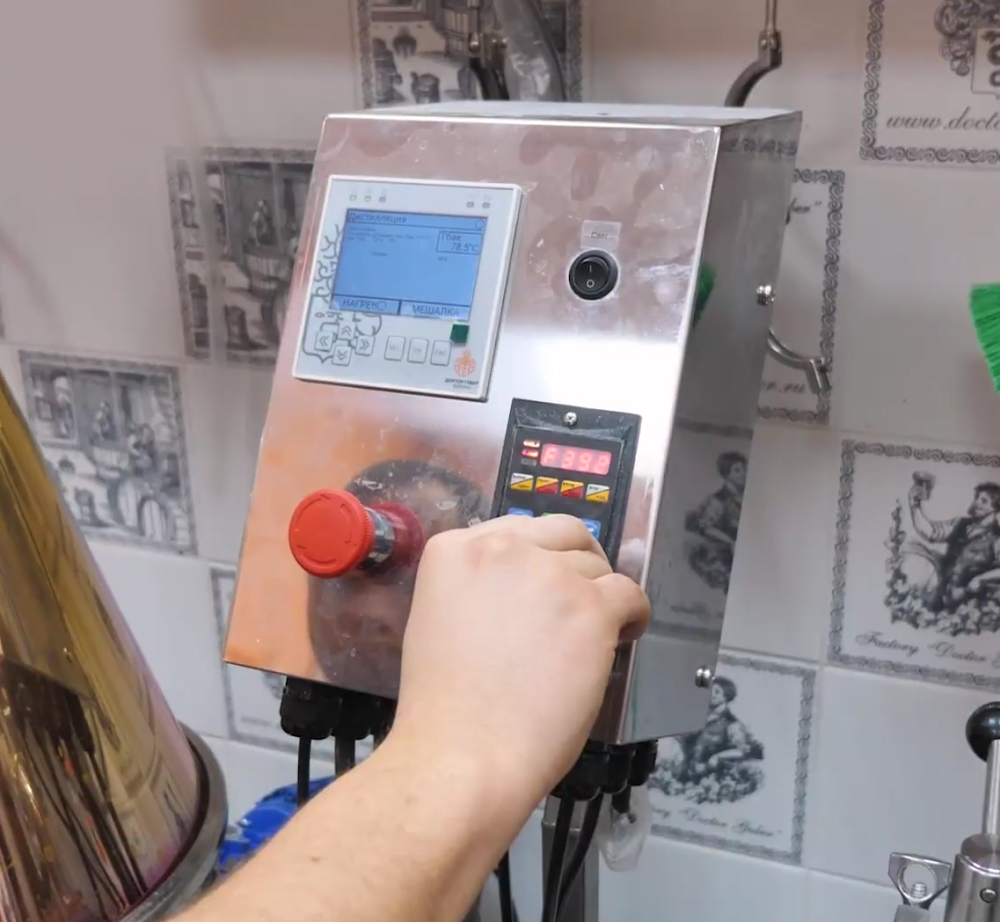 Включаем режим рециркуляции на насосе