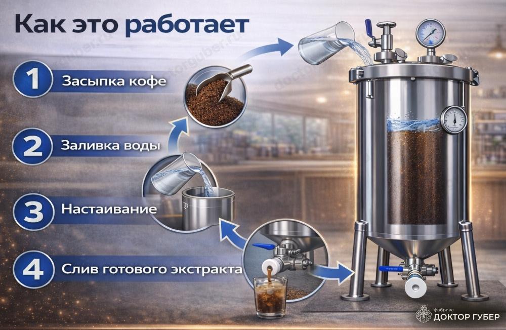 Кофейный экстрактор Доктор Губер