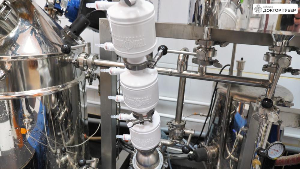 Подключение каскадного фильтра к пивоварне Миджет