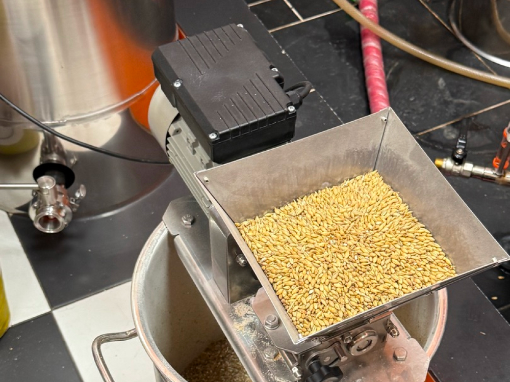 Дробление солода для пивоварения