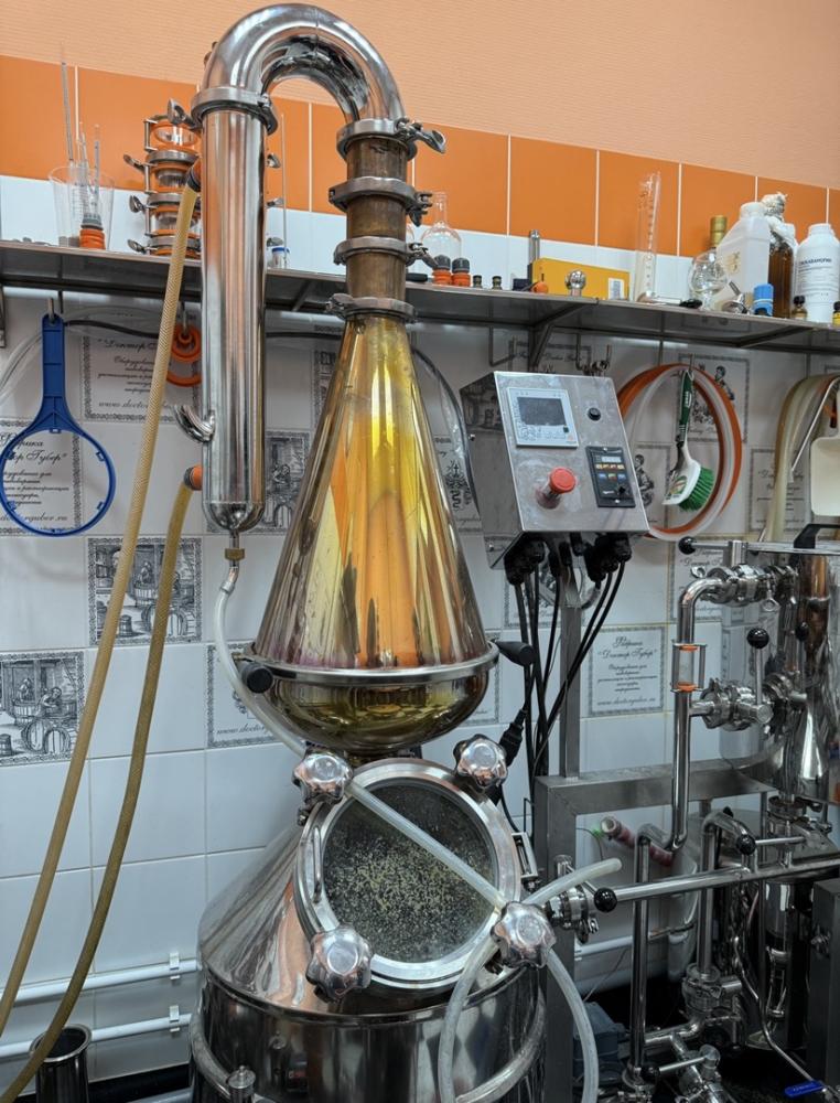 Сборка винокурни Миджет для перегонки