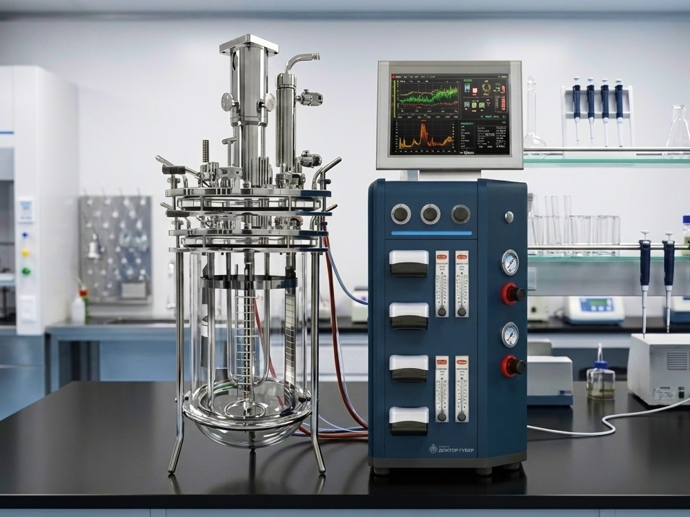 лабораторный биореактор на 10 литров доктор губер.jpg