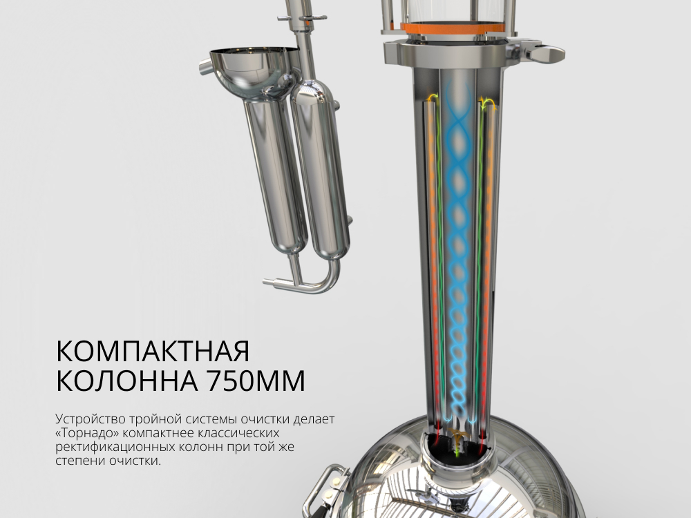 ректификационная колонна торнадо 3.0 доктор губер