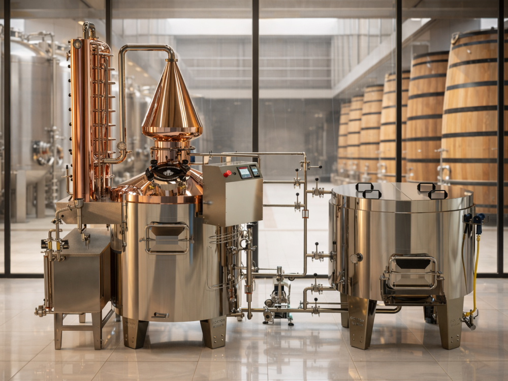 Аламбик Профи с ФЧ Доктор Губер на современном производстве.jpg