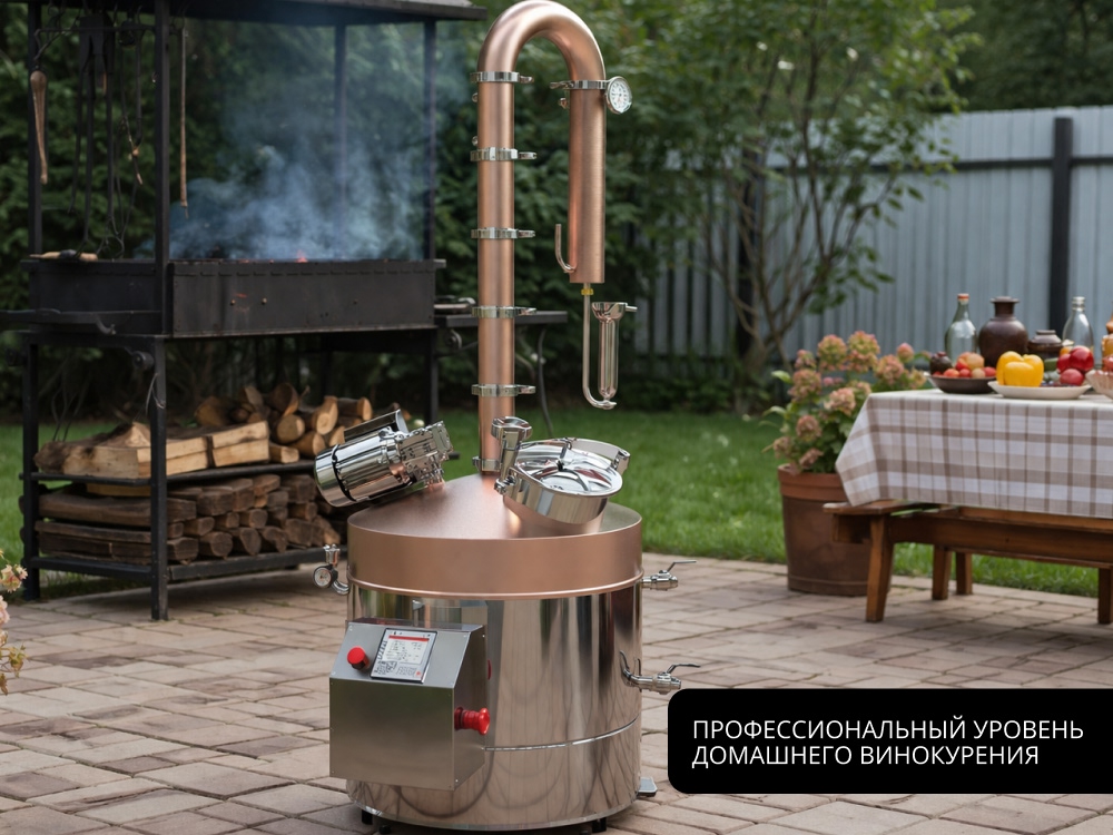 медный дистиллятор миджет 50 л
