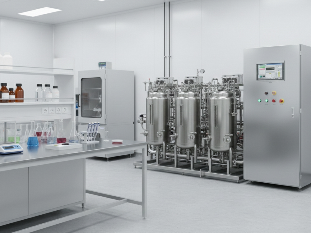 ферментер пилотный многоступенчатый 15-300л