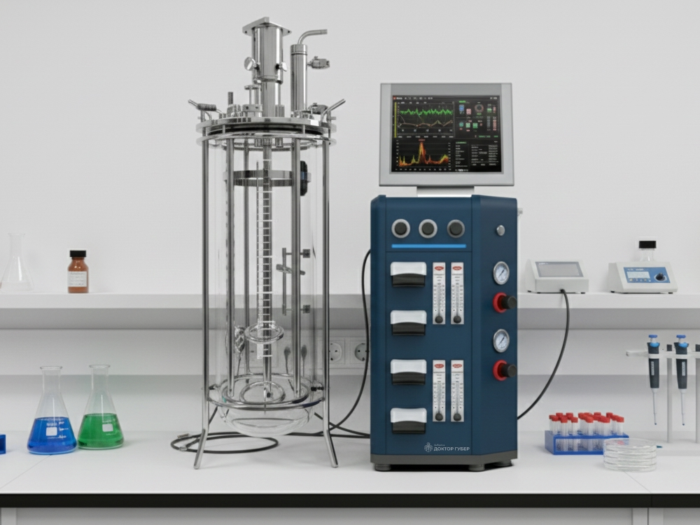 лабораторный биореактор на 15 литров доктор губер