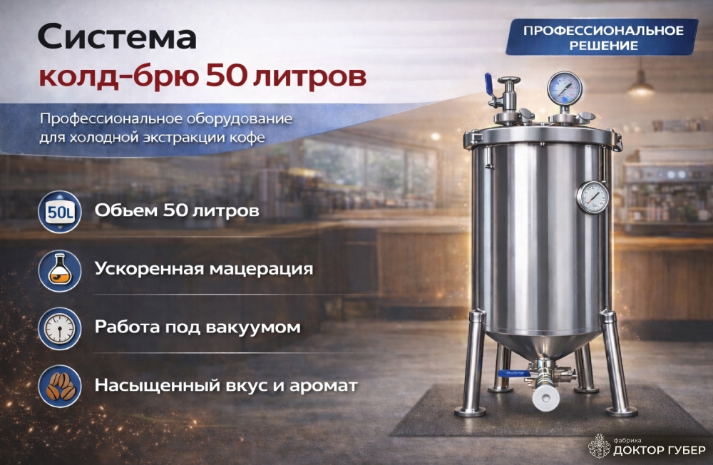 система колд брю 50 л доктор губер