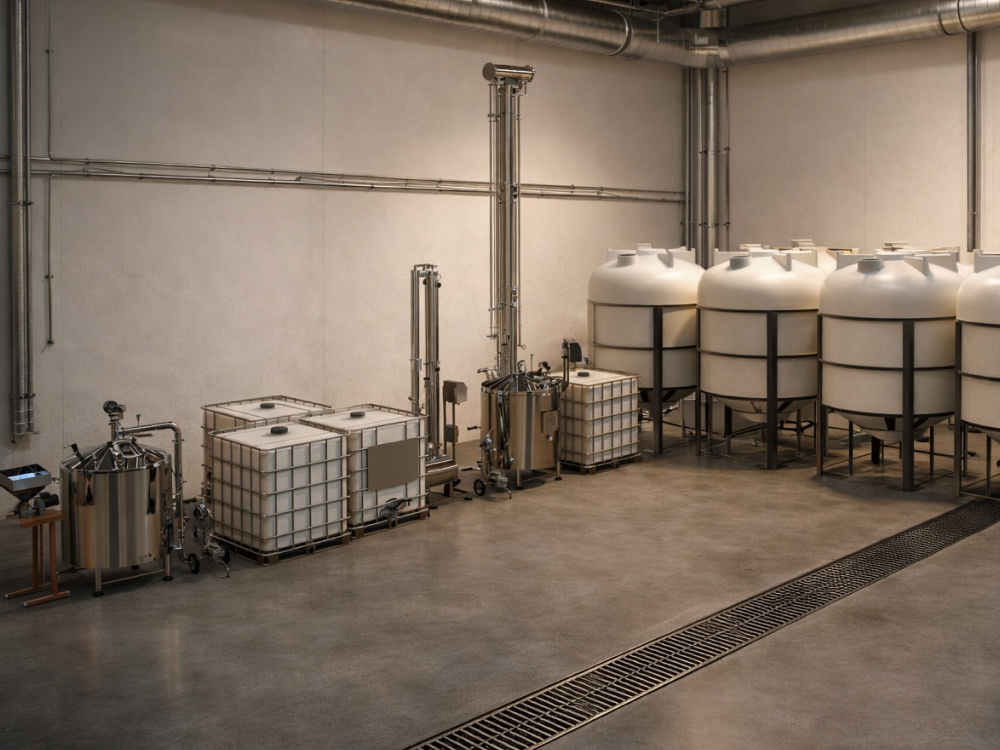 завод по переработке зерновой браги