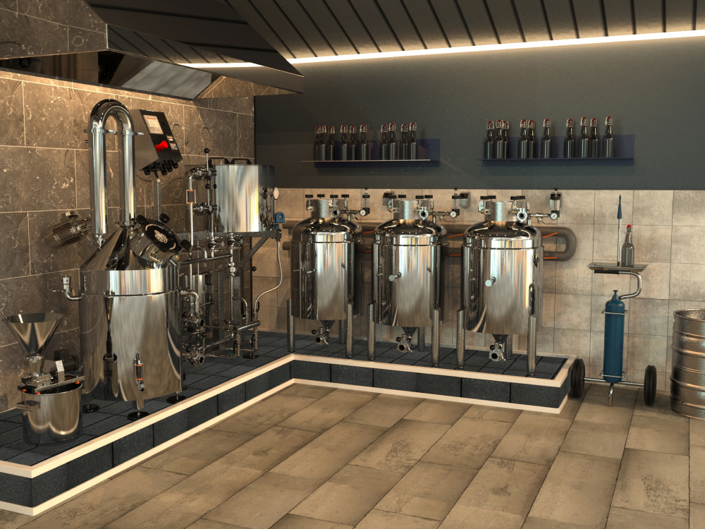 Мини пивоварня комплекс под ключ