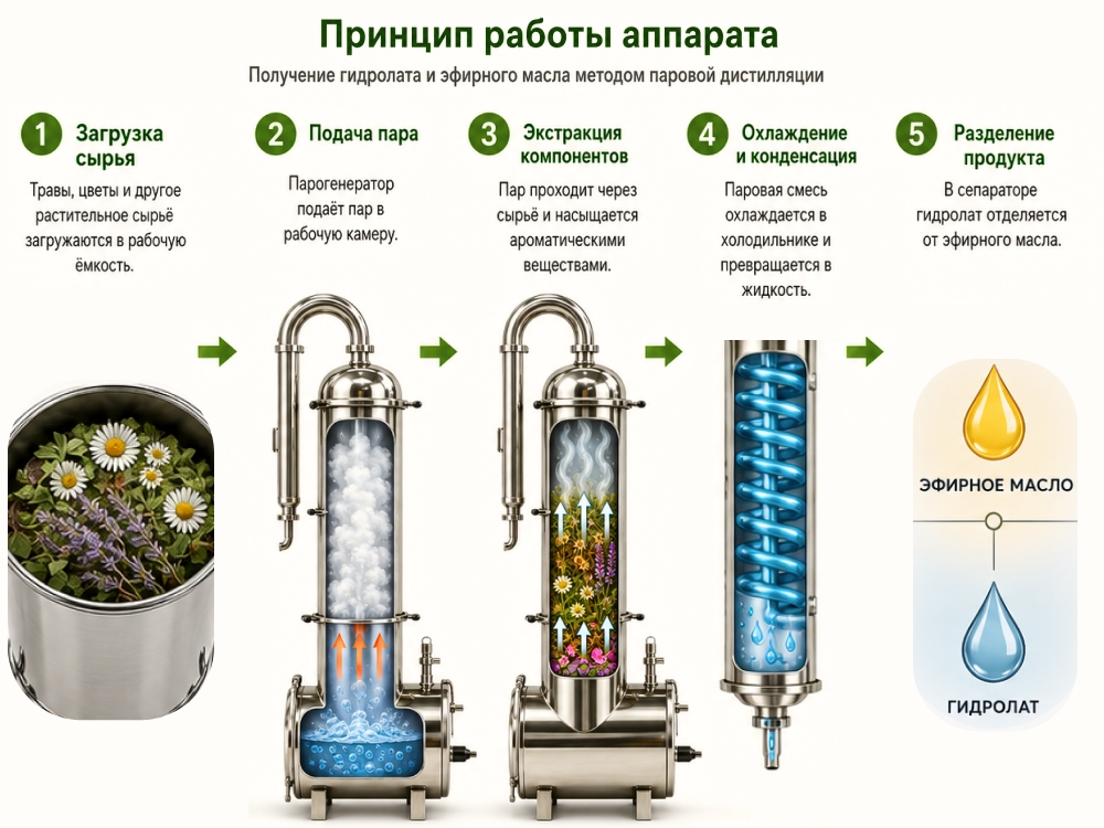 принцип работы гидролатора