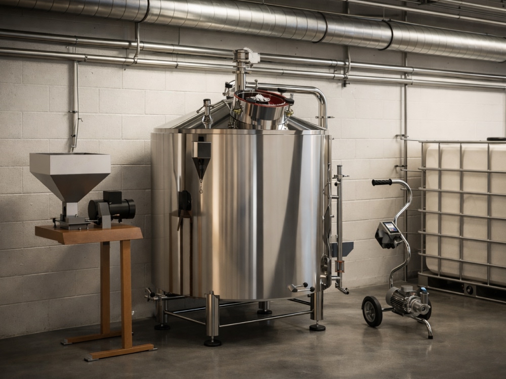 заторно сусловарочный котел для варки сусла на 1000 л