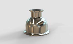 Сферический переходник присоединение типа КЛАМП 3-1.5” (76х38мм) от Доктор Губер