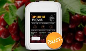 Концентрированный вишневый сок 5 кг, 5 шт от Доктор Губер