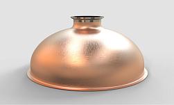 Сферическая крышка на бак 32 см, медная сатин от Доктор Губер