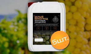 Концентрированный белый виноградный сок 5 кг, 5 шт от Доктор Губер