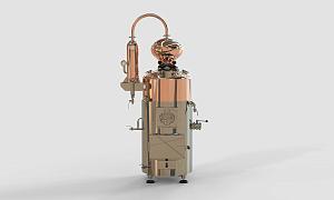 Аламбик коньячный с пароводяным нагревом на дровах от Доктор Губер