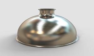 Сферическая крышка на куб 32 см, нерж от Доктор Губер