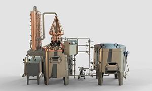 Аламбик медный с фильтр-чаном, 500л от Доктор Губер