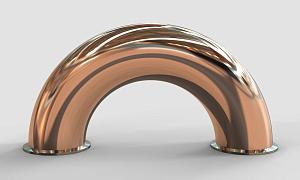 Отвод 180 градусов медный от Доктор Губер