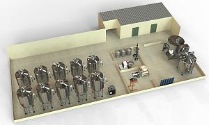 Пивоварня под ключ 350 литров/сутки от Доктор Губер