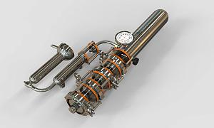 Колпачковая колонна "Миджет", нержавеющая от Доктор Губер