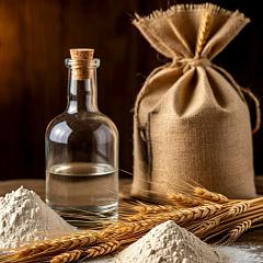 Как сделать спирт из пшеничной муки?